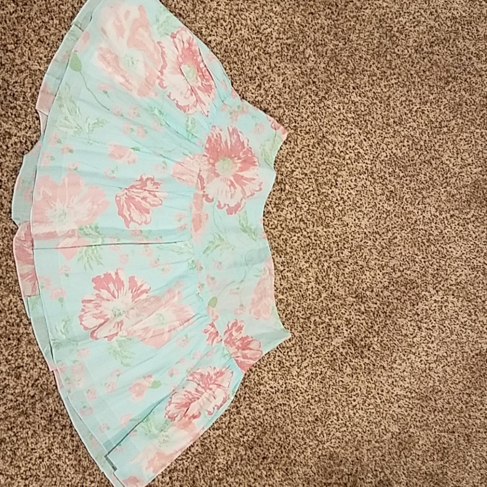 Aeropostale Floral pinks/blues skirt size 7/8